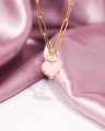 [Pre-Order] TALA by Kyla Locked in Love Necklace Bracelet Sold as Set Plus Gift Box Stainless Steel Hypoallergenic 18K Gold-Plated. 