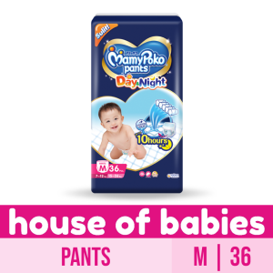 MamyPoko Day and Night Pants Baby Diapers Medium 36
