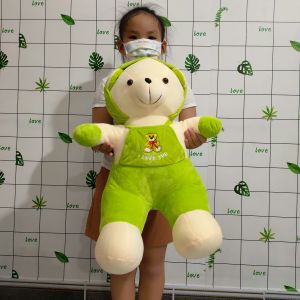 GẤU BÔNG TEDDY BEAR THÚ BÔNG TEDDY BEAR MẶC YẾM GẤU BÔNG CHO BÉ 100% GÒN MỊN AN TOÀN CHO BÉ ẢNH THẬT