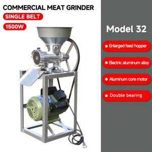 Electric Meat Grinder Commercial/Household Large Multifunctional Bone Crusher Can Grind Chicken Bones And Chili Peppers Heavy Duty Meat Grinder Suitable For Breeding Farms