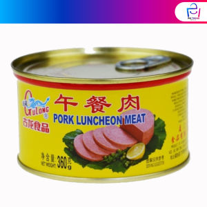Gulong Daging Babi Makan Tengah Hari 360g Ham Makanan Dalam Tin / Pork Luncheon Meat 360g Canned Food Ham