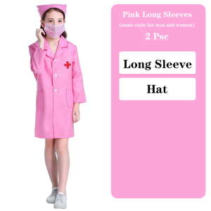 Fast Delivery Doctor Costume for Kids Role Play Costume Doctor Childrens Clothing Role Play Nurse Uniform Hallowen Role Play