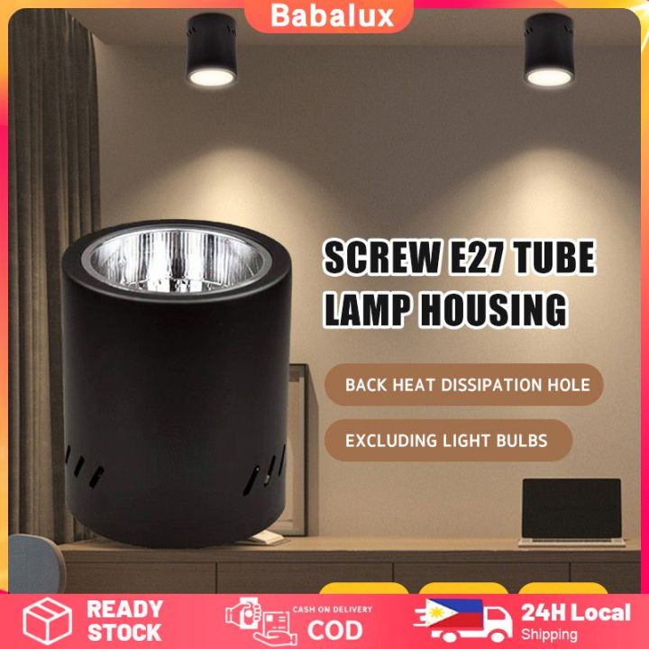[Local Stock] LED Downlight Ceiling Light E27 Round Surface Mounted ...