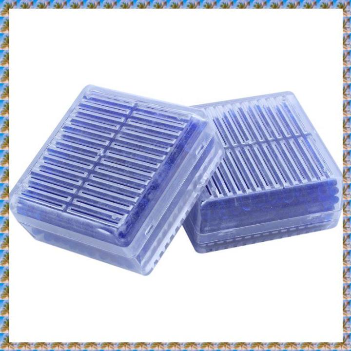 2pcs Blue Indicating Silica Gel Desiccant Moisture For Absorb Box Reusable