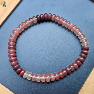 Collection Grade Duo Bao Midnight Andesine Labradorite Abacus Rondelle Bracelet