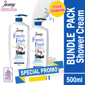 JASMY BUNDLE 2 500ML SHOWER CREAM SABUN MANDI CAIR BODY WASH JASMY IMPORT DARI MALAYSIA
