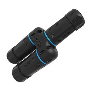 ตัวแยก CAT6 RJ45 8P8C กันน้ำที่วางใจได้เครื่องต่อสายอีเทอร์เน็ตสำหรับการขยายระบบเครือข่ายบ้านและสำนักงาน