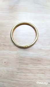 01 vòng bọng trơn mạ vàng 0230901- Lokalo - Mang rất sang - Bao hoàn tiền Bao trả hàng trong vòng 07 ngày