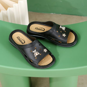 IELGY Xiaoxiangfeng thick-bottomed cool slippers womens summer...