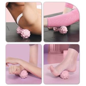 Bóng Massage Gai Silicon Cầm Tay Đa Năng – Dụng Cụ Massage Cổ Vai Gáy Lưng Chân Bàn Chân Hỗ Trợ Thư Giãn Cơ
