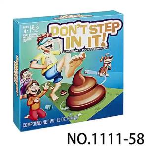 Dont STEP IN IT  to step in dog poop   Blindfold Poop Stepping Game  игруш Quirky Creativity