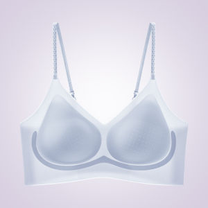 [YWEOKCAU]Ice Silk Bra Seamless Soft Support Wireless Push Up Bra Breathable Lightweight Cooling ​​Lingerie​​ Plus Size Underwear