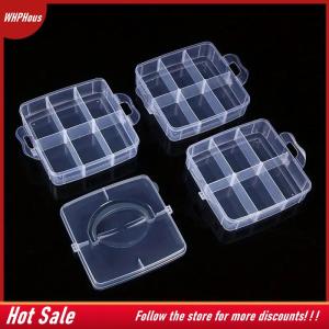 【COD】🔥🔥🔥 Transparent Jewelry Storage Box Large-Capacity Finishing Box Necklace Ring Stud Earrings Storage Box Jewelry Box Ornament Box