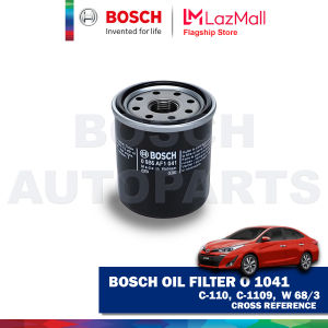 Bosch Oil filter for Toyota Vios 2003 to Present O1041 ( C-110 / C-1109 W 68/3 )