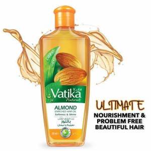 [ 50% OFF ] VATIKA ALMOND ENRICHED HAIR OIL VITAMIN AEF 200ML
