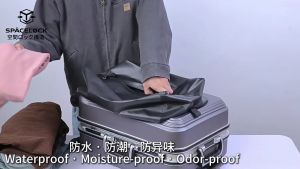 [✅SG Stocks]  Electric Compression Storage Bag IPX7 Waterproof Nylon+TPU Airtight Zipper Travel Clothing Vacuum Bag