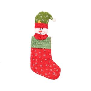 Large Christmas Stocking For Mantels Christmas Tree Decoration Soft Fabric Hanging Sock Ornament Holiday Party Gifts Bag