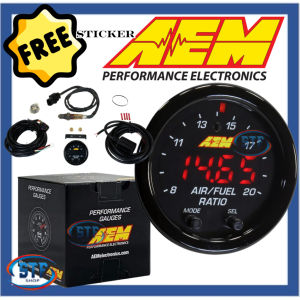 AEM Performance Gauge X-Series Wideband UEGO Air Fuel Ratio Gauge Fuel Pump