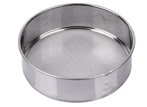 Stainless Steel Interchangeable Sieve Set of 5 Flour Chalni Spices Food Strainers Atta Chalni Jaali Channi Atta Maida Strainer Silver
