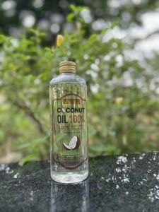 Dầu dừa nguyên chất ép lạnh Bến Tre [500ml] giúp dưỡng da tóc làm dài và dày mi chống khô môi & rạn da cho mẹ bỉm sữa - sunstore17