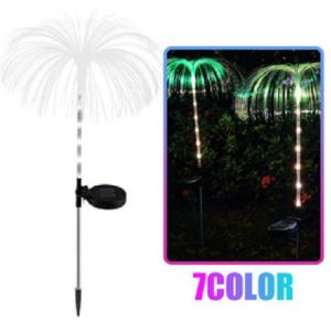 Solar Jellyfish Fairy Light Outdoor Garden Pathway Lights Decor Lawn Lights Solar Power Waterproof Yard Walkway Patio Decor Flowers Lamp