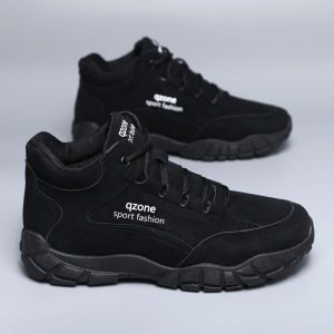 Spring and Autumn New Mens Dr. Martens Boots Mid-Top Outdoor Mens Casual Sports Shoes Trendy Fashion Soft Bottom Lace-up Mens Boots ☺1130