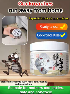 Cockroach Repellent Gel Safe for Babies Pets Effective Insect Barrier for Bedroom Bathroom Kitchen with Long Lasting Mosquito Protection