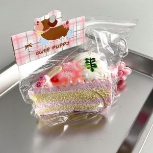 LUSIT Cream Cake Squeeze Toys Cheese Simulation Dessert Decompression Toy Slow Rebound Sensory Fidget Toy Gifts