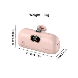 [CCC Certified] Anvers Portable Charger Mini 5000mAh | 20W Fast Charging Plug-In Power Bank