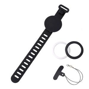 360 Degree Rotatable Wrist Strap Magnetic Phone Holder Wristband Mobile Phone Holder Armband Stand for Phone 16 15 14