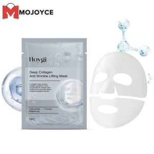 Hydrating Night Face Mask with Collagen for Wrinkle Care and Skin Rejuvenation at Home