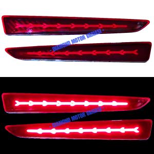 Mata Kucing Reflektor Lampu LED Bemper belakang Tipe B Raize Rocky 2021 2022 2023 2024 2025