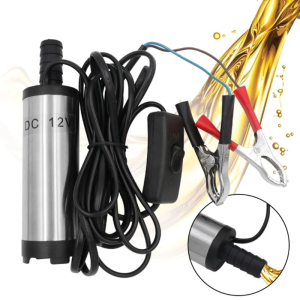 Portable Mini 12V Electric Submersible Pump For Pumping Diesel Oil Water Stainless Steel Fuel Transfer Pump Replacement