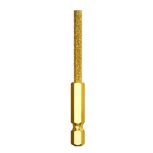 Hexagonal Shank Diamonds Burr Grinding Head for Precisions Carving Bit On Glass Stainless Steel Stone for Rotary Tool