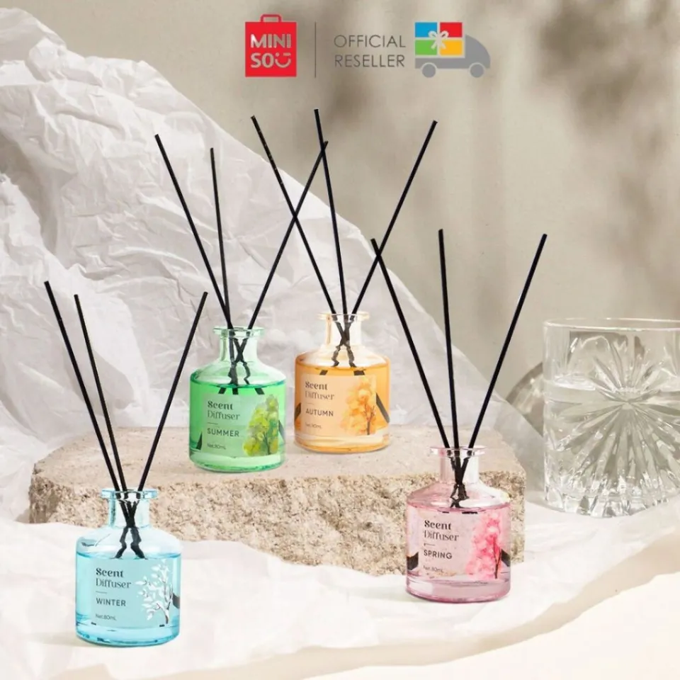 Miniso Pengharum Ruangan Reed Diffuser FOUR SEASON SERIES 80mL