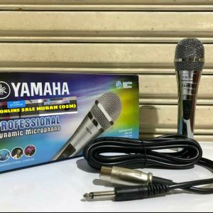 G477 YAMAHA MIKROPON MIK MICROPHONE MIC CARDIOID MIKROPHONE MEETING METING CABLE VOKAL ARTIS VOCAL A