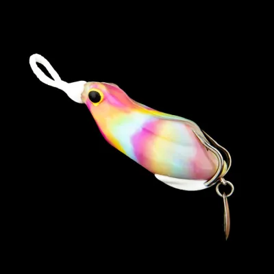 CBT 6.5cm-14g Frog Lure Silicone Soft Fishing Bait High Quality Double Hooks Floating Bait Fishing