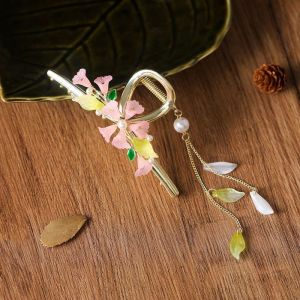 NEW Jepit Rambut Korea Jedai Bunga Rumbai Fashion Wanita Elegan High Quality Impor