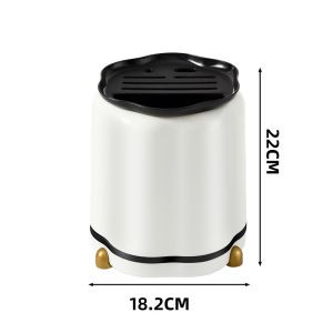 ชั้นวางของแบบหมุนได้มัลติฟังก์ชั่นในครัวเรือน ชั้นวางมีดทําครัวหรูหราน้ำหนักเบา