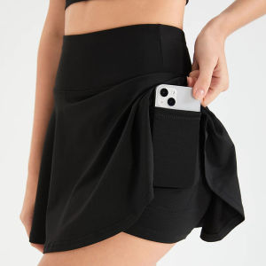 Yoga Shorts High Waist Quick Dry Hidden Pocket Squat Proof Activewear Running Gym Training