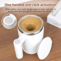 【SG stock】Steve Cup Self Stirring Electric Coffee Mug Stainless Steel Automatic Auto Coffee Mixing Cup. 