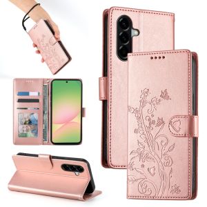 Shockproof Phone Case For Samsung Galaxy M55 M35 M15 M62 M54 M34 M14 M32 M22 M12 Lucky Flower Magnetic Leather Wallet Card Slot Flip Case Casing