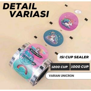 Plastik Cup Sealet 1200 /Lid Cup Sealer Press / Tutup Minuman /Seal Cup Polos / Cup Seal Variasi