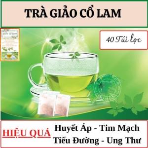 Trà GIẢO CỔ LAM - 40 Túi Lọc hạ huyết áp cải thiện tiểu đường giảm béo phìchống ung thư tăng cường sức khỏe Sale Hè Trà Đông Y vVệt
