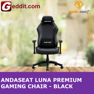 ANDASEAT LUNA PREMIUM GAMING CHAIR - BLACK