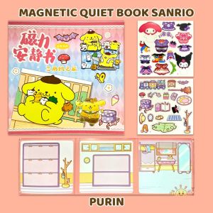 Quiet Book Sanrio Magnetic - Busy Book Magnet Paper Buku Edukasi