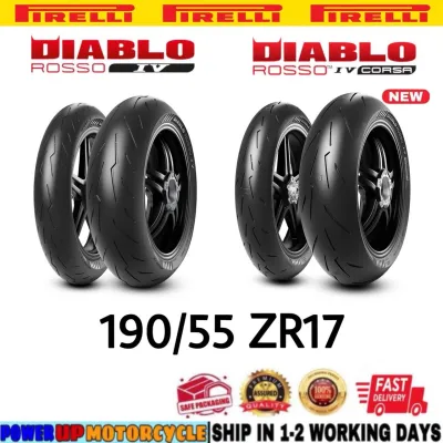 YEAR 2025 PIRELLI DIABLO ROSSO IV 4 CORSA 190/55 ZR17 190/55-17 190 55 17