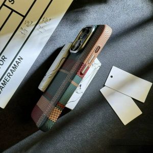 Carbon Relief Case Cover for iPhone 16 17 Pro Max Magnets Magnetic Charging Luxury Camera Metal Protective Shell Abstract Coque