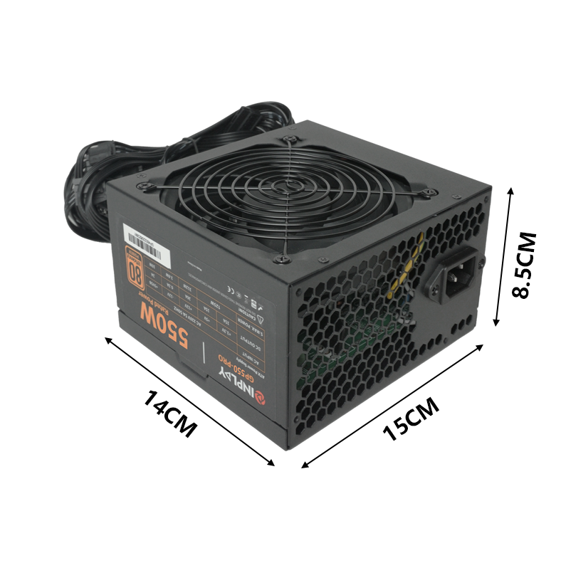 Inplay Power Supply 450W 550W 650W 750W PSU 80 PLUS Bronze With RGB Light For Computer PC Power 80Plus Bronze Certified