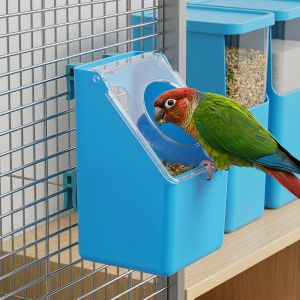 4pcs Pigeon Feeder Pigeon Supplies Cages Quail Cage Comederos Quail Feeder Outside para Water s Bird Bowl Parrot Suite Single Hole